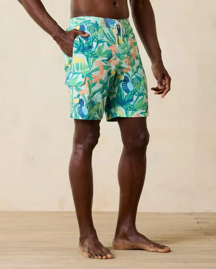Big and Tall Big and Tall Rialto Luau Oasis Swim Trunks Light Sky Tommy Bahama Swim and Boardshorts Big and Tall Big and Tall Rialto Luau Oasis Swim Trunks Light Sky Tommy Bahama Swim and Boardshorts