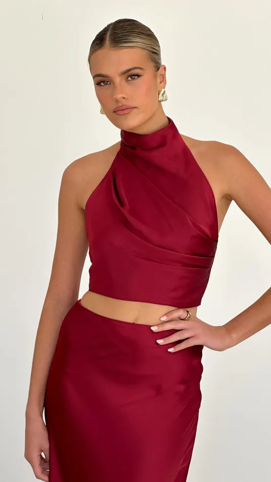 Billy J Bottoms Women Esther Maxi Skirt 8211 Wine