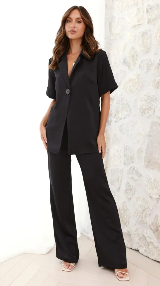 Billy J Bottoms Women Imogen Button Pants 8211 Black