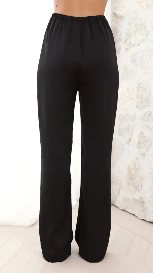 Billy J Bottoms Women Imogen Button Pants 8211 Black