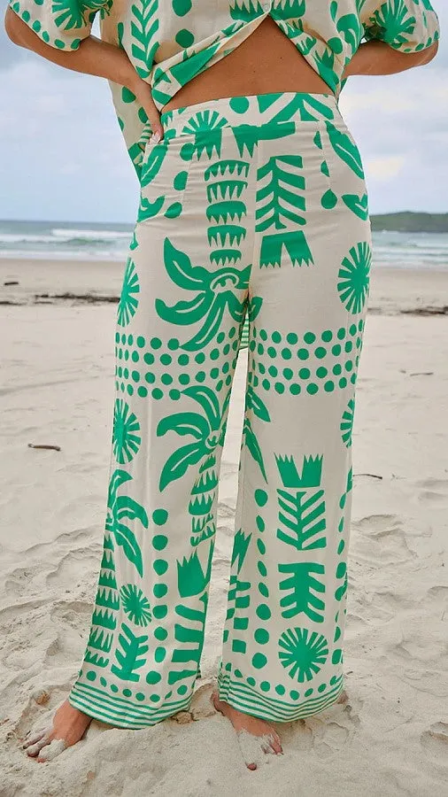 Billy J Bottoms Women Jax Pants 8211 Nazare Print