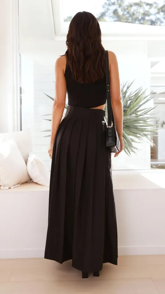 Billy J Bottoms Women Leya Maxi Skirt 8211 Black