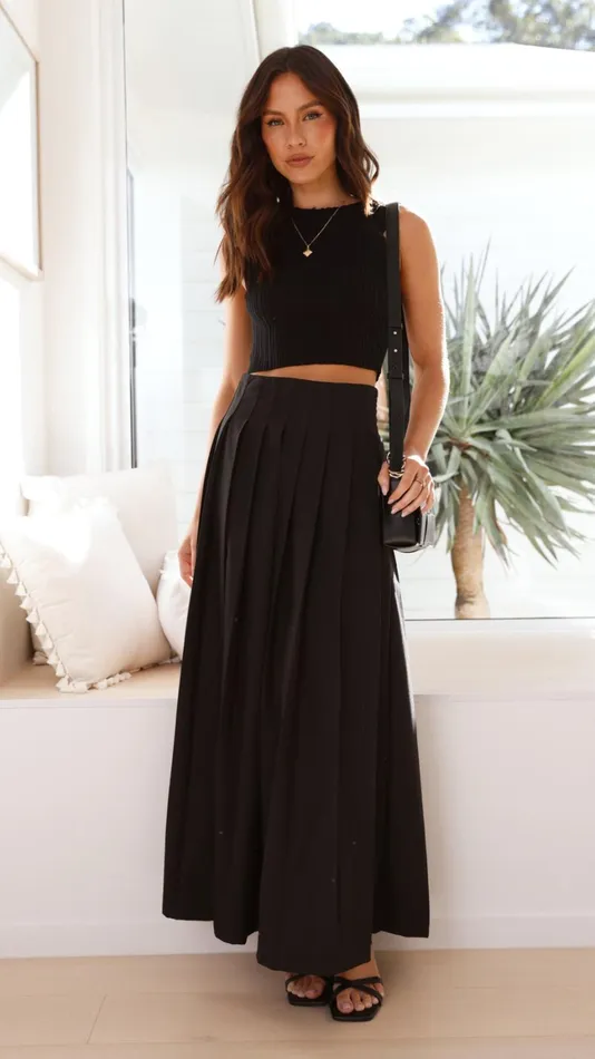 Billy J Bottoms Women Leya Maxi Skirt 8211 Black