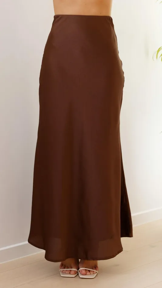 Billy J Bottoms Women Maceo Maxi Skirt 8211 Brown