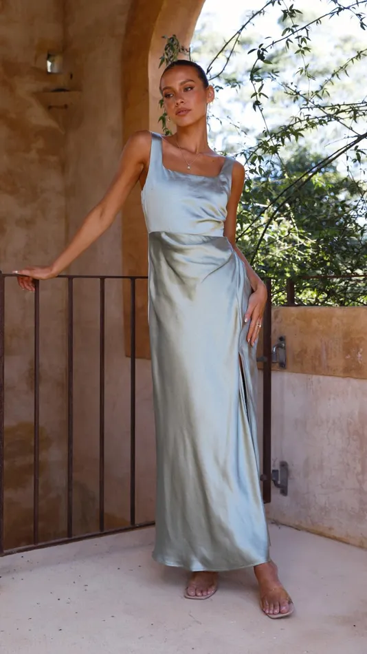 Billy J Dresses Women Alaria Maxi Dress 8211 Sage