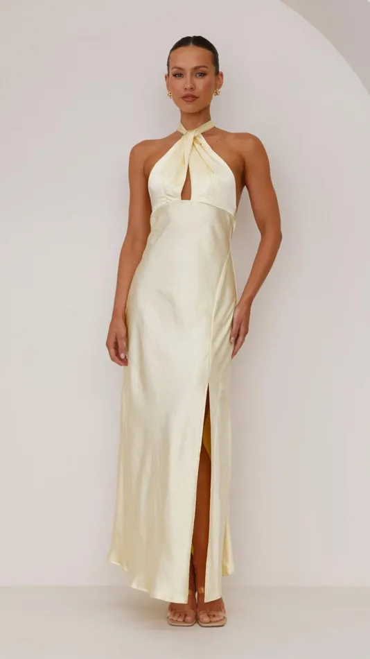Billy J Dresses Women Amalia Maxi Dress 8211 Yellow