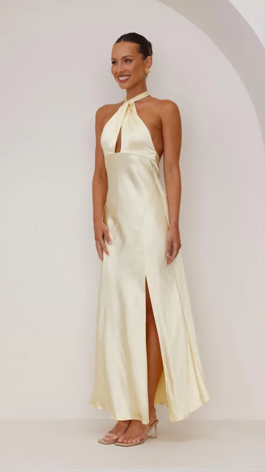 Billy J Dresses Women Amalia Maxi Dress 8211 Yellow