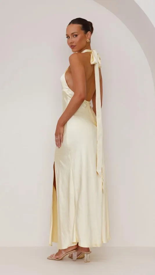 Billy J Dresses Women Amalia Maxi Dress 8211 Yellow