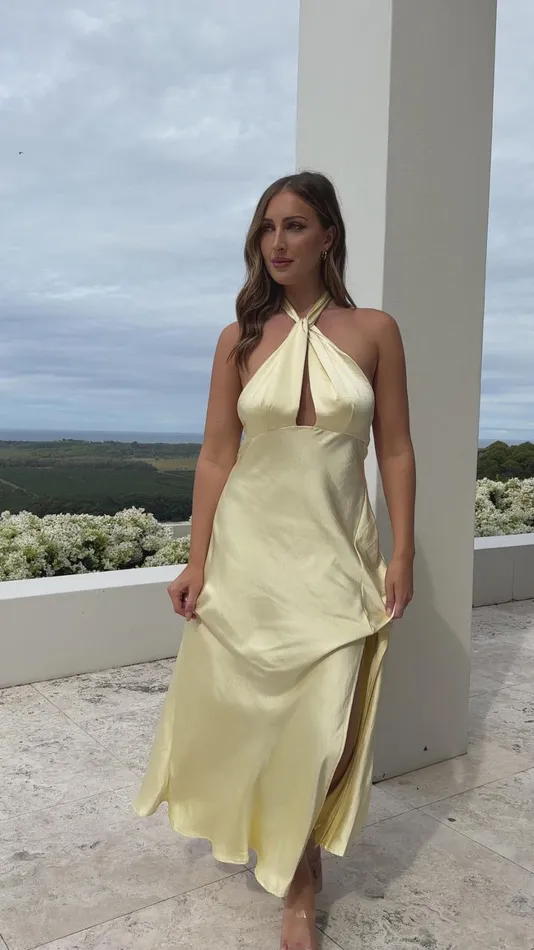 Billy J Dresses Women Amalia Maxi Dress 8211 Yellow