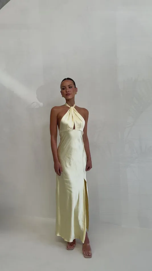 Billy J Dresses Women Amalia Maxi Dress 8211 Yellow