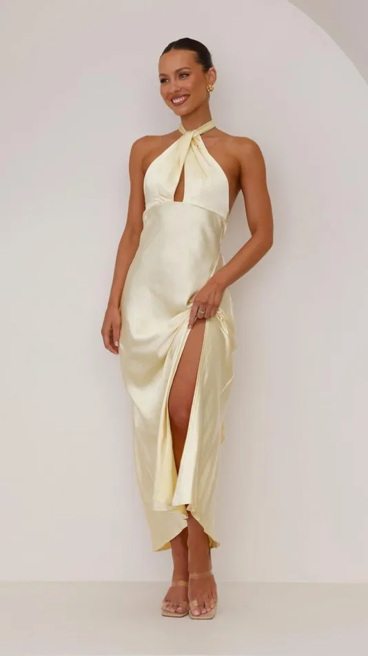 Billy J Dresses Women Amalia Maxi Dress 8211 Yellow