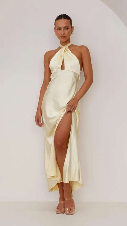 Billy J Dresses Women Amalia Maxi Dress 8211 Yellow