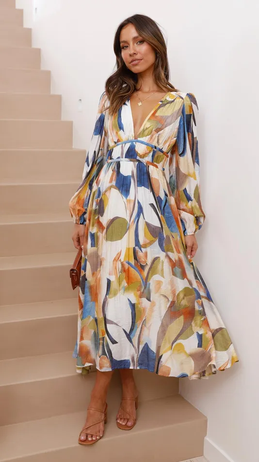 Billy J Dresses Women Brylee Maxi Dress 8211 Multi Print