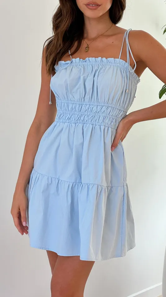 Billy J Dresses Women Cely Mini Dress 8211 Blue