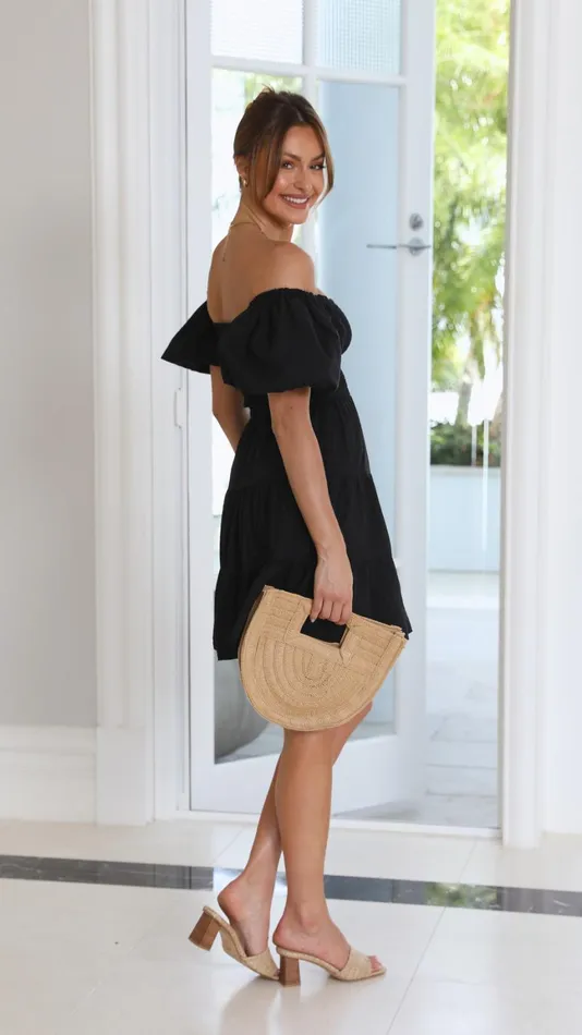 Billy J Dresses Women Chanel Mini Dress 8211 Black