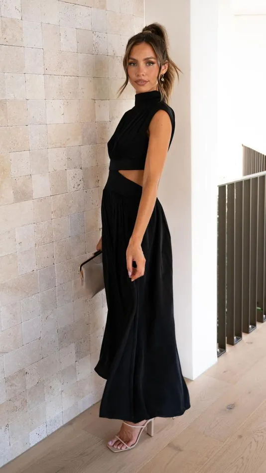 Billy J Dresses Women Cindie Midi Dress 8211 Black