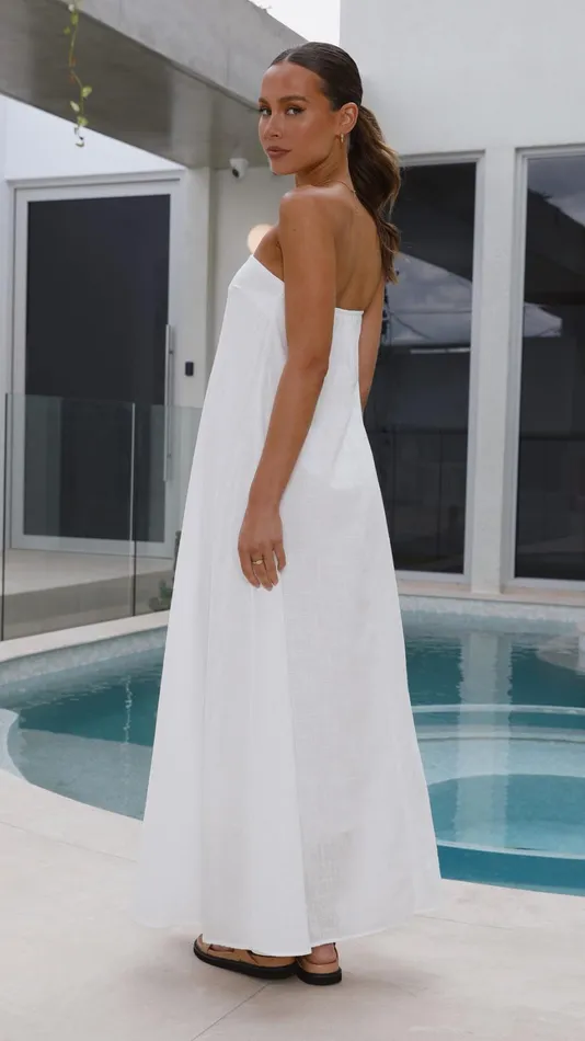 Billy J Dresses Women Connie Maxi Dress 8211 White