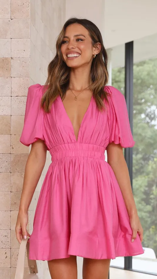 Billy J Dresses Women Erin Mini Dress 8211 Pink
