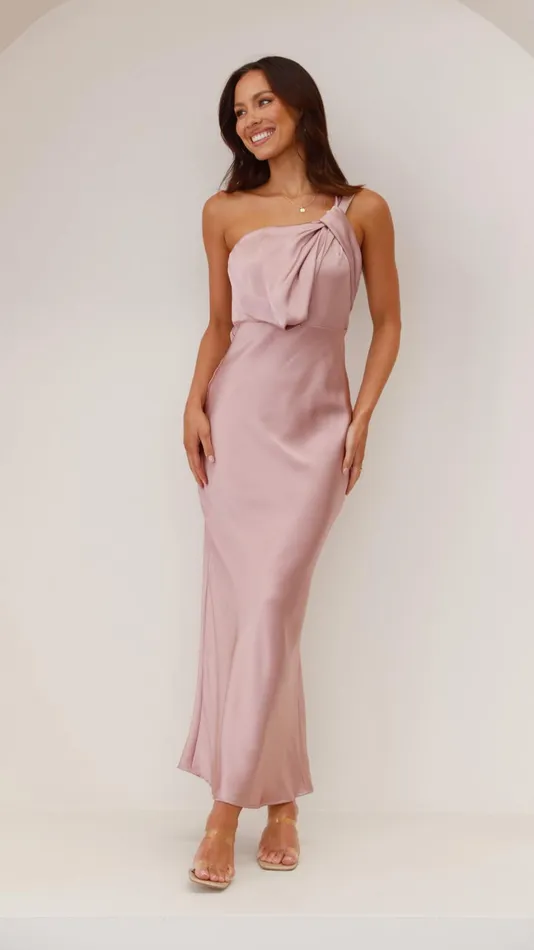 Billy J Dresses Women Greta Maxi Dress 8211 Dusty Pink