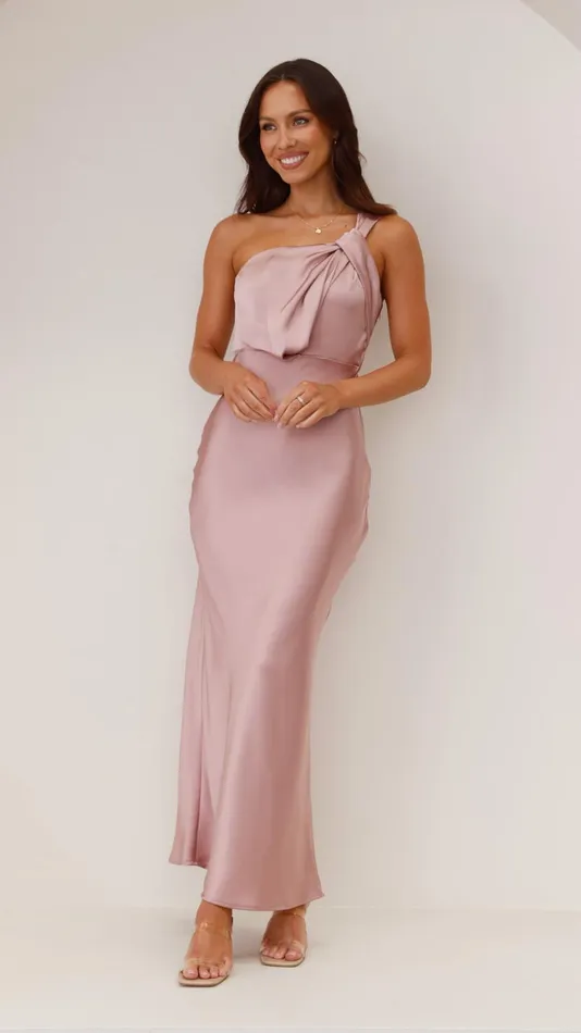 Billy J Dresses Women Greta Maxi Dress 8211 Dusty Pink