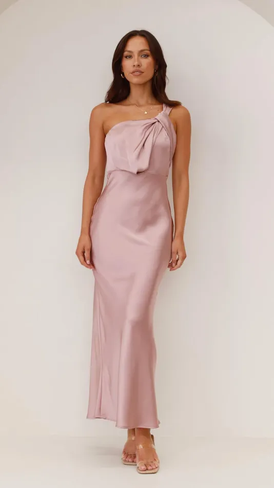 Billy J Dresses Women Greta Maxi Dress 8211 Dusty Pink