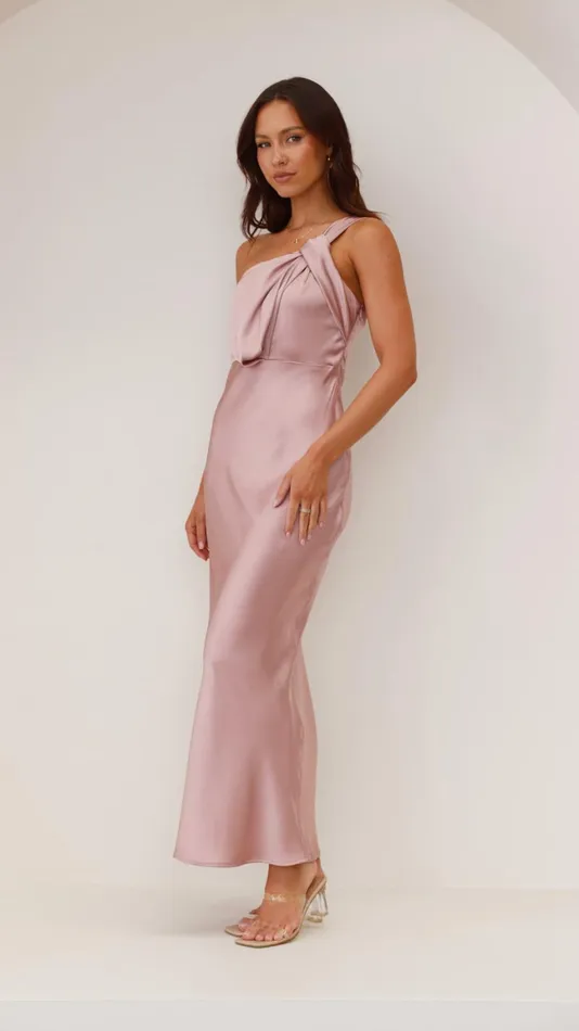 Billy J Dresses Women Greta Maxi Dress 8211 Dusty Pink