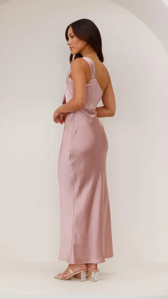 Billy J Dresses Women Greta Maxi Dress 8211 Dusty Pink
