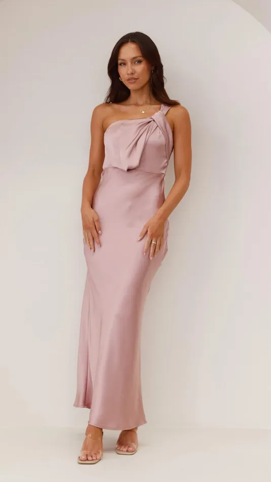 Billy J Dresses Women Greta Maxi Dress 8211 Dusty Pink