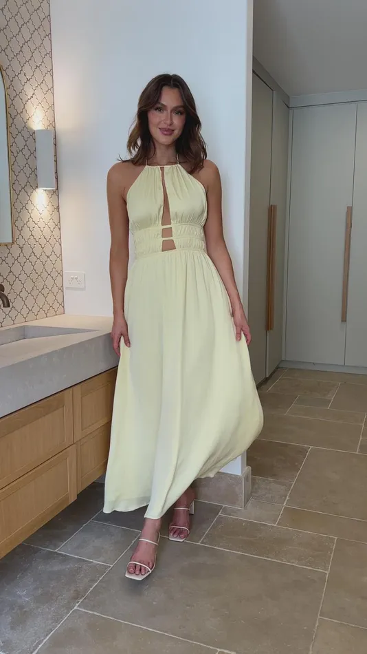 Billy J Dresses Women Ivy Maxi Dress 8211 Yellow