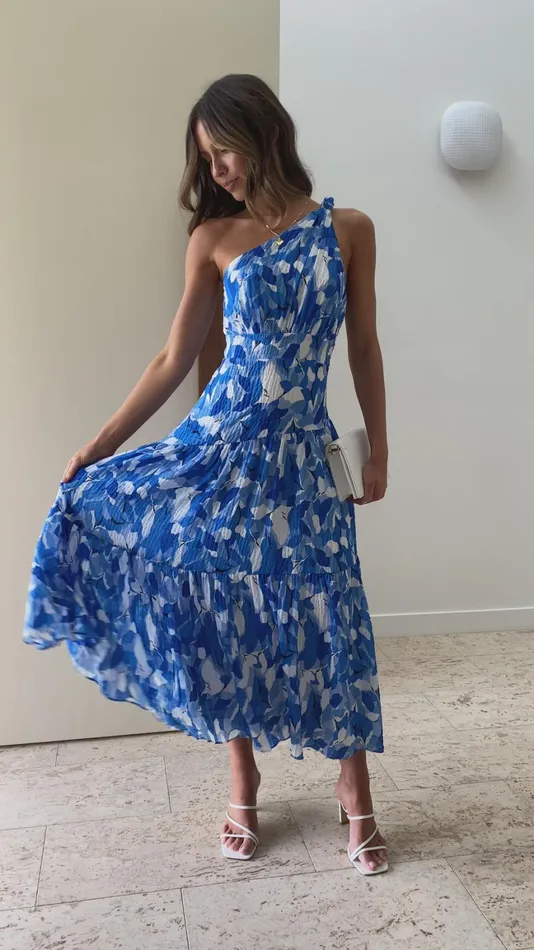 Billy J Dresses Women Jayma Maxi Dress 8211 Blue Floral