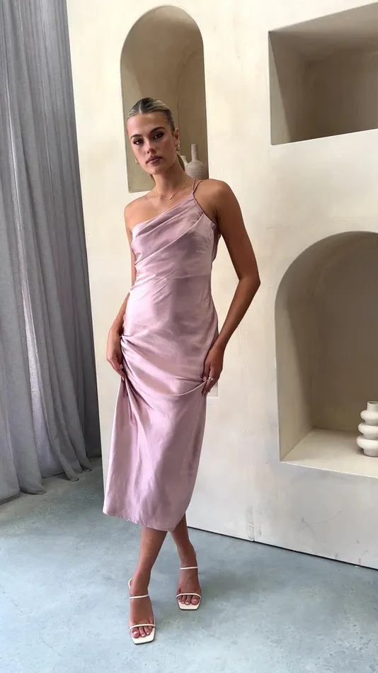 Billy J Dresses Women Josephina Midi Dress 8211 Dusty Pink