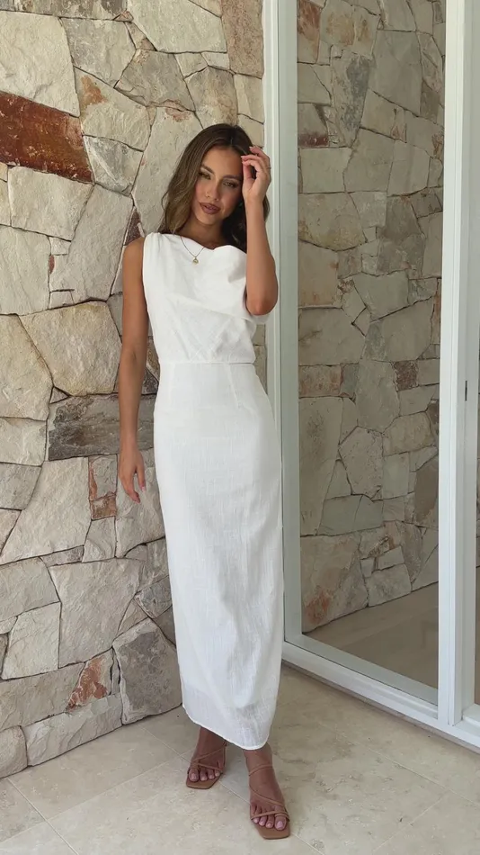 Billy J Dresses Women Luci Maxi Dress 8211 White