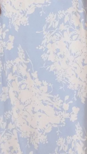 Billy J Dresses Women Margie Midi Dress 8211 Blue White Floral