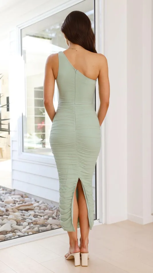Billy J Dresses Women Natalia Midi Dress 8211 Sage