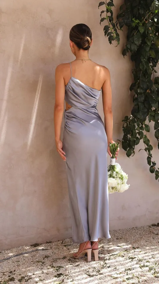 Billy J Dresses Women Nyla Maxi Dress 8211 Steel Blue
