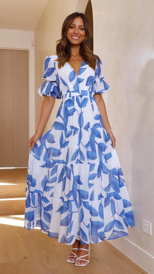 Billy J Dresses Women Peneople Midi Dress 8211 Blue