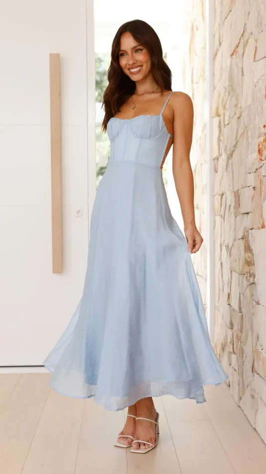 Billy J Dresses Women Rahima Maxi Dress 8211 Blue