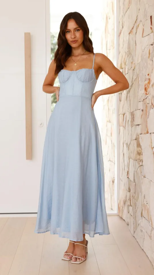 Billy J Dresses Women Rahima Maxi Dress 8211 Blue