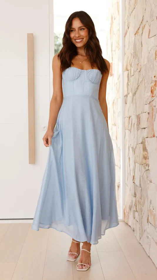 Billy J Dresses Women Rahima Maxi Dress 8211 Blue