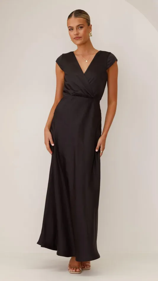 Billy J Dresses Women Selma Maxi Dress 8211 Black