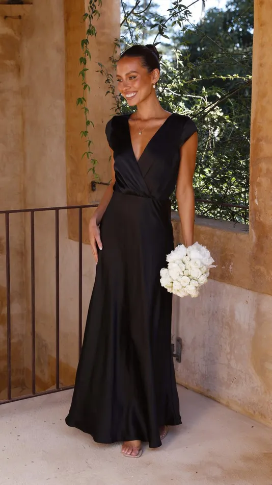 Billy J Dresses Women Selma Maxi Dress 8211 Black