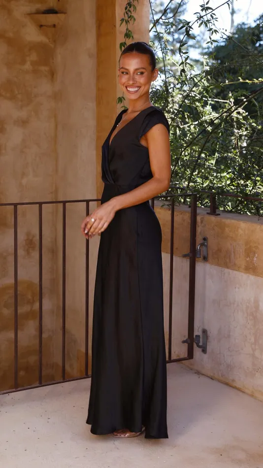 Billy J Dresses Women Selma Maxi Dress 8211 Black