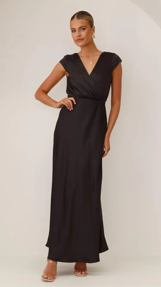Billy J Dresses Women Selma Maxi Dress 8211 Black