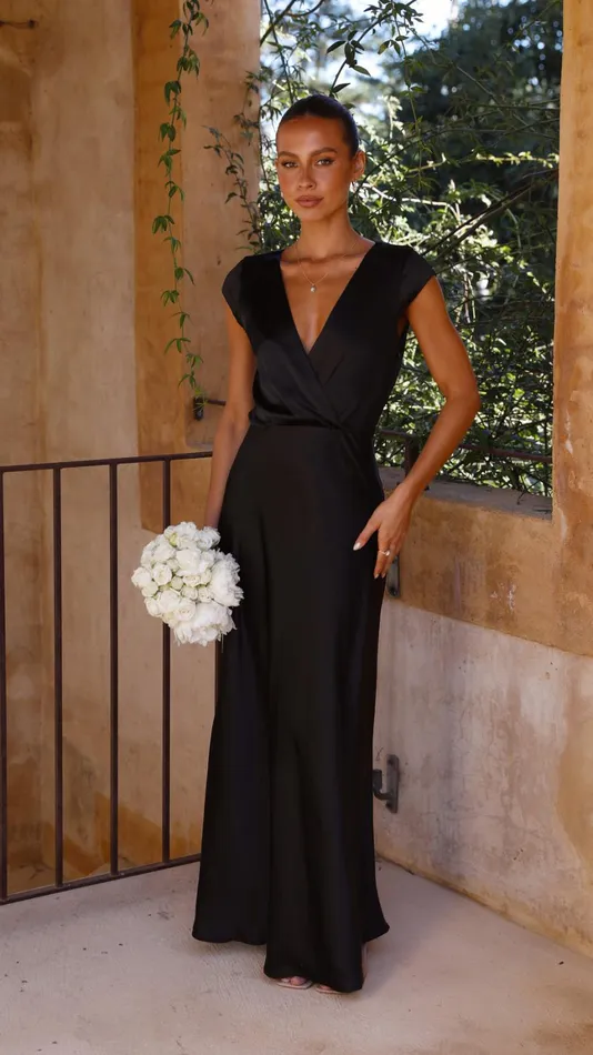 Billy J Dresses Women Selma Maxi Dress 8211 Black