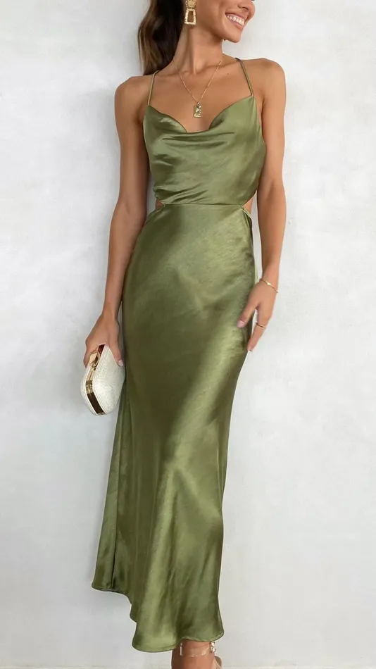 Billy J Dresses Women Sloan Midi Dress 8211 Olive