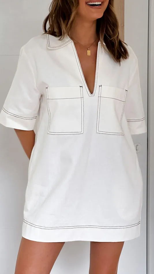 Billy J Dresses Women Tara Mini Dress 8211 White