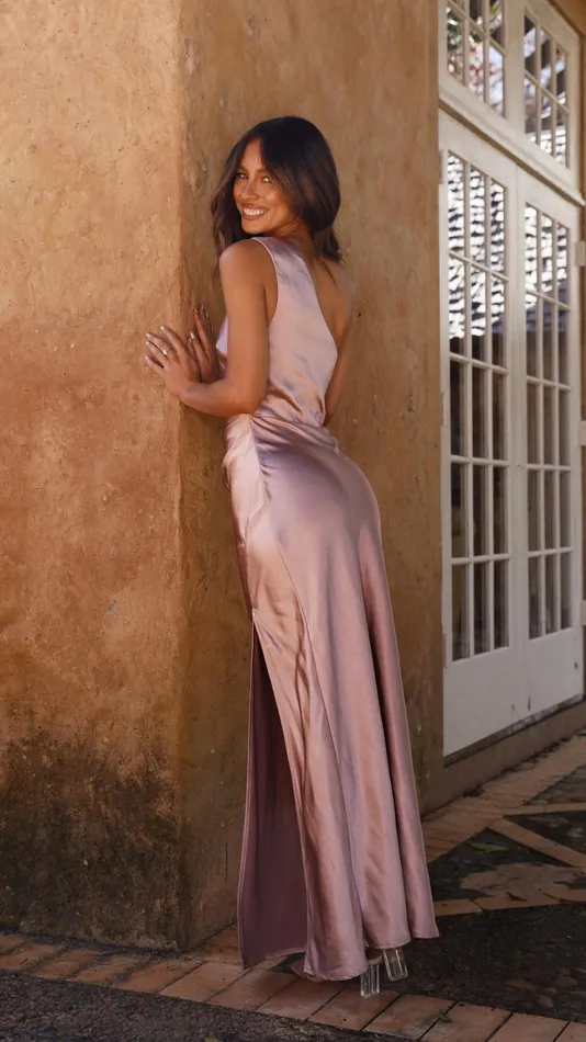 Billy J Dresses Women Victoria Maxi Dress 8211 Dusty Pink