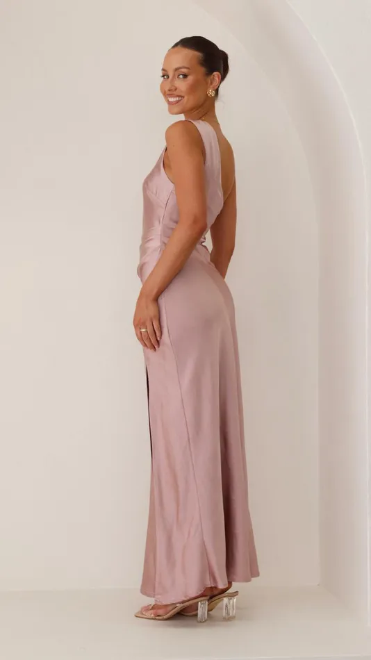 Billy J Dresses Women Victoria Maxi Dress 8211 Dusty Pink