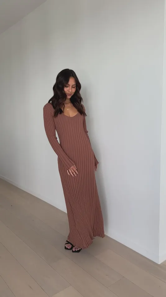 Billy J Dresses Women Winslow Maxi Dress 8211 Mocha
