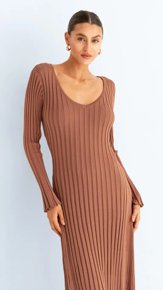 Billy J Dresses Women Winslow Maxi Dress 8211 Mocha